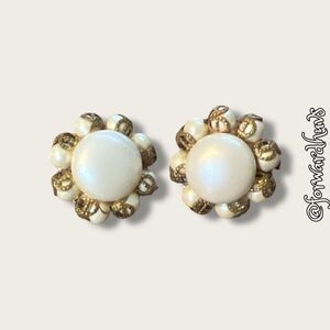 Vintage Unmarked Clip-On Earrings